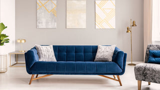 Opulent Velvet and Mid-Century Interior Design Magic for a Show-Stopping Living Room - Megafurniture