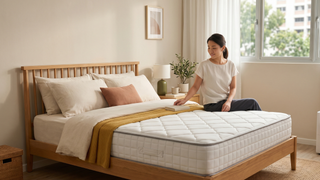 Mattress protected from humidity in a Singapore bedroom