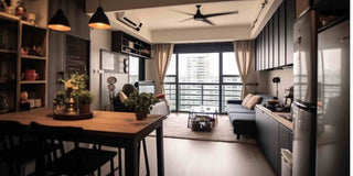 Renovation Cost Singapore Budgeting Tips for Industrial-Style 2-Bedroom Flat  - Megafurniture