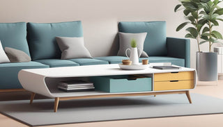 Slim Coffee Table with Storage: The Perfect Space-Saving Solution for Singapore Homes - Megafurniture