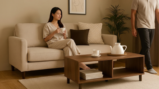 Coffee table for a small Singapore resale flat living room