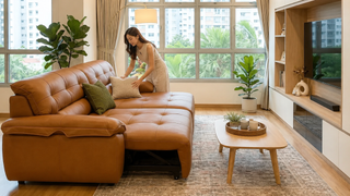 sofa-bed-family-reunion-singapore-living-room