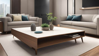 Solid Wood Coffee Table Singapore: Enhance Your Living Room with Style - Megafurniture