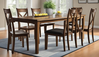 Solid Wood Dining Table and Chairs for Sale: Upgrade Your Singaporean Home with Timeless Elegance - Megafurniture