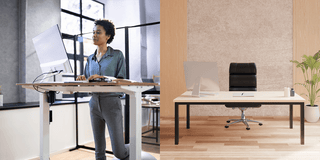 Standing Desks vs Traditional Desks: Which Desktop Computer Table is Right for You? - Megafurniture
