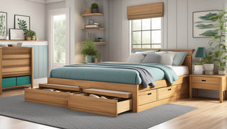 Storage meets style: Exciting Wooden Bed Frames with Storage now available in Singapore! - Megafurniture