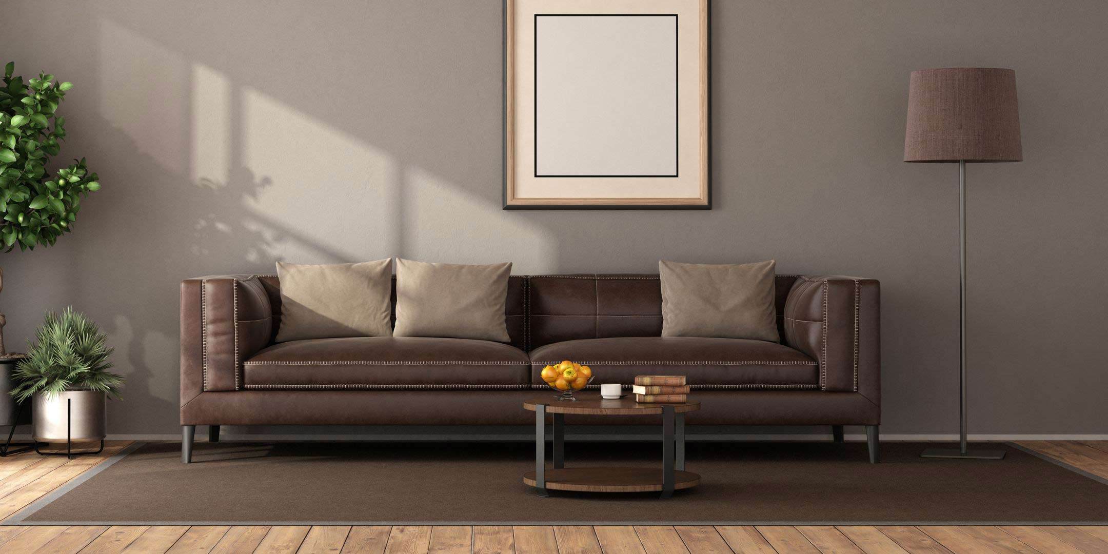 Stylish Coffee Table Ideas for Your Brown Leather Sofa – Megafurniture