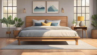 Upgrade Your Bedroom with a Stunning Wood Bed Frame Queen - Perfect for Singaporean Homes! - Megafurniture