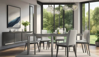 Upgrade Your Dining Experience with a Stylish Steel Dining Table Set in Singapore - Megafurniture