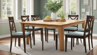Upgrade Your Dining Room with Solid Wood Dining Table and Chairs - Perfect for Singaporean Homes! - Megafurniture