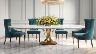 Upgrade Your Dining Space with a Luxurious Marble Dining Table in Singapore - Megafurniture
