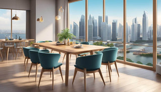 Upgrade Your Dining Space with a Stunning Wooden Dining Table in Singapore - Megafurniture