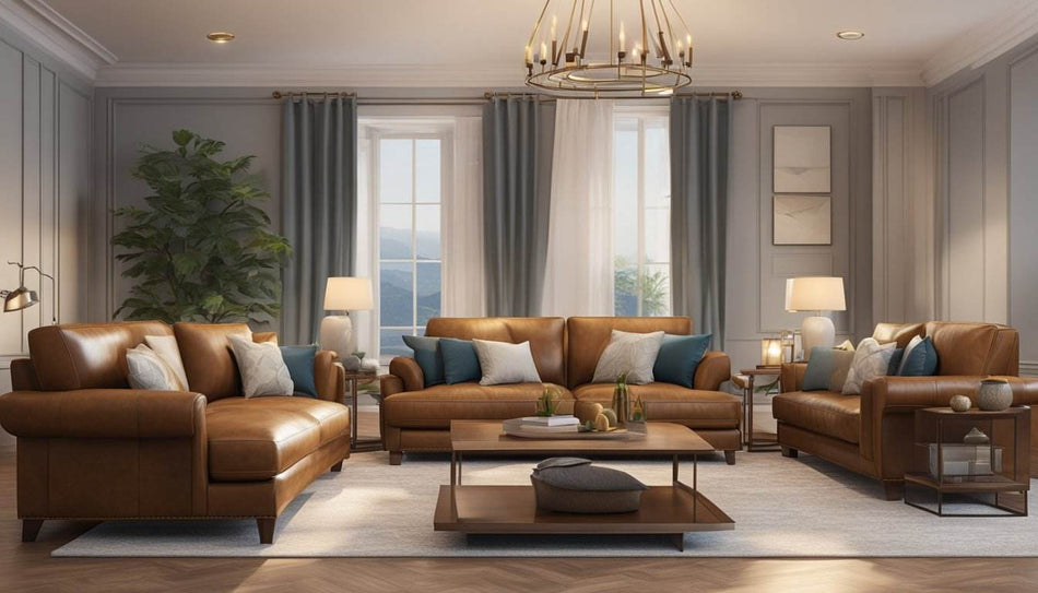 Upgrade Your Living Room with a Genuine Leather Sofa Set: Perfect Addi ...