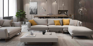 Upgrade Your Living Room with a Luxurious 4 Seater L Shape Sofa in Singapore - Megafurniture