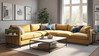 Upgrade Your Living Room with a Stylish 2 Seater L Shape Sofa - Perfect for Small Spaces in Singapore! - Megafurniture