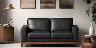 Upgrade Your Living Room with a Stylish 2 Seater Leather Sofa - Perfect for Small Spaces in Singapore! - Megafurniture