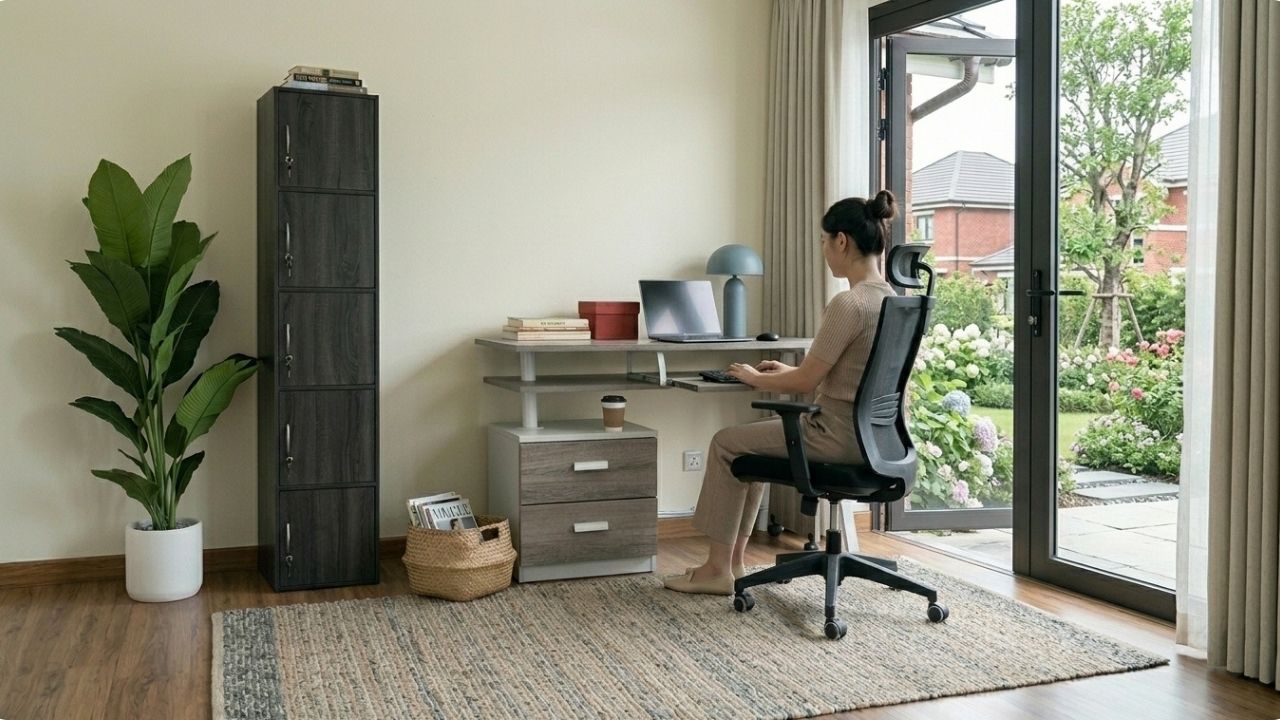How to Furnish a Landed Home Study: A Complete Plan With Sizes ...