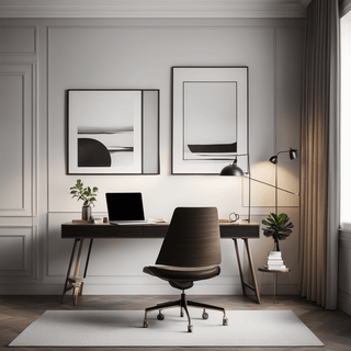 Minimalist Study Room