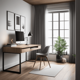 Minimalist Study Table | Megafurniture