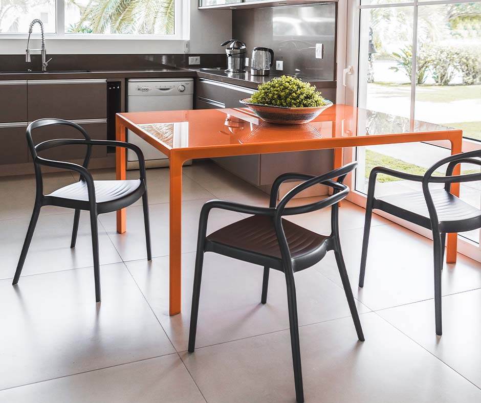 Plastic Stackable Chairs Solen, Modern Stackable Plastic Chair | MUST