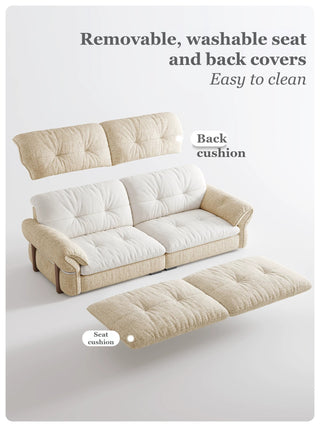 Removable, washable seat and back covers