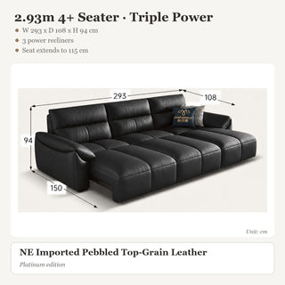 2.93m 4+ Seater · Triple Power