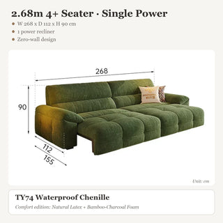 2.68m 4+ Seater · Single Power