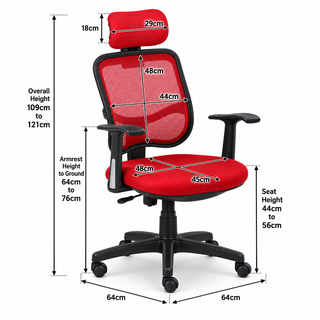 Elveria High Back Mesh Office Chair