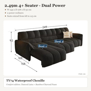 2.49m 4+ Seater · Dual Power