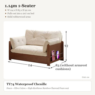 1.14m 1-Seater