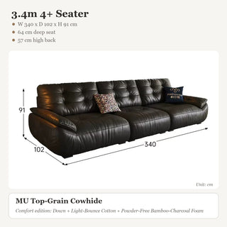 3.4m 4+ Seater