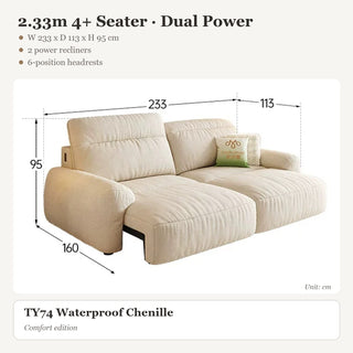 2.33m 4+ Seater · Dual Power