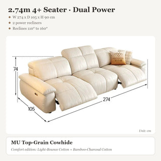 2.74m 4+ Seater · Dual Power