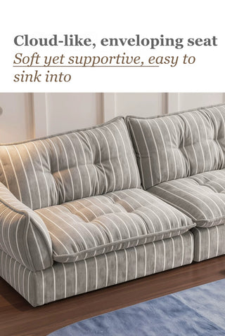 Cloud-like, enveloping seat