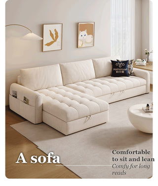 Pull-out bed + storage
