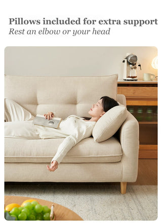 Pillows included