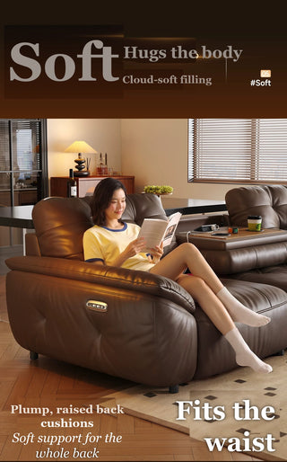 Plump, raised back cushions