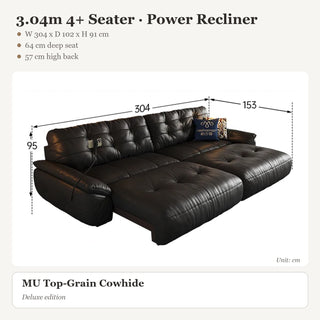 3.04m 4+ Seater · Power Recliner