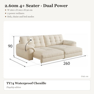 2.60m 4+ Seater · Dual Power