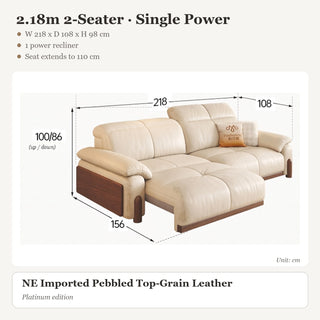 2.18m 2-Seater · Single Power