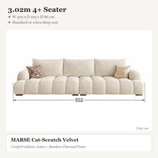 3.02m 4+ Seater
