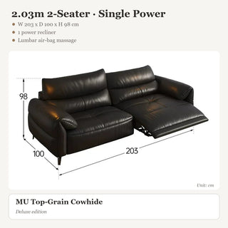 2.03m 2-Seater · Single Power
