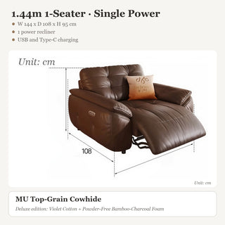 1.44m 1-Seater · Single Power