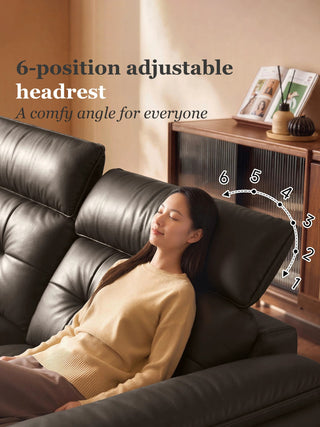 6-position adjustable headrest