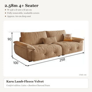 2.58m 4+ Seater