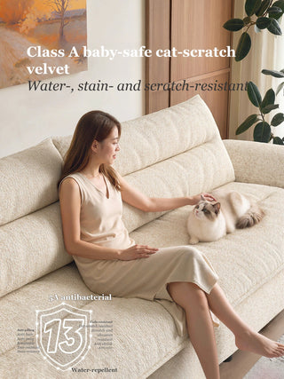 Cat-scratch-resistant velvet