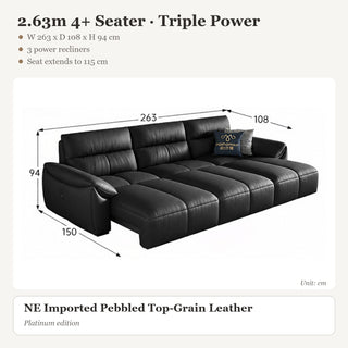 2.63m 4+ Seater · Triple Power