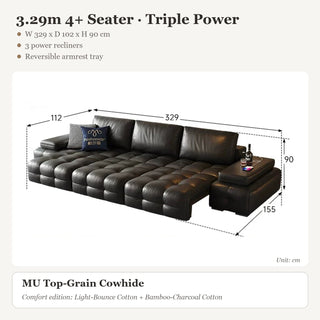 3.29m 4+ Seater · Triple Power