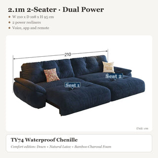 2.1m 2-Seater · Dual Power