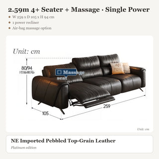 2.59m 4+ Seater + Massage · Single Power